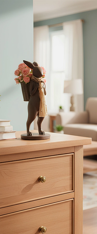 Статуэтка "Кролик с корзиной"  в Красноярске